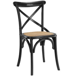 Gear Dining Side Chair Set of 2 in Black