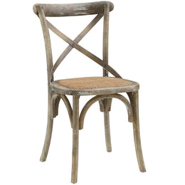 Gear Dining Side Chair Set of 2 in Gray