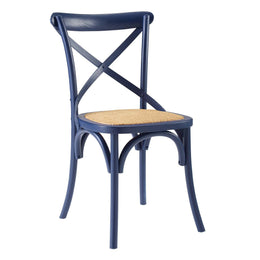 Gear Dining Side Chair Set of 2 in Midnight Blue