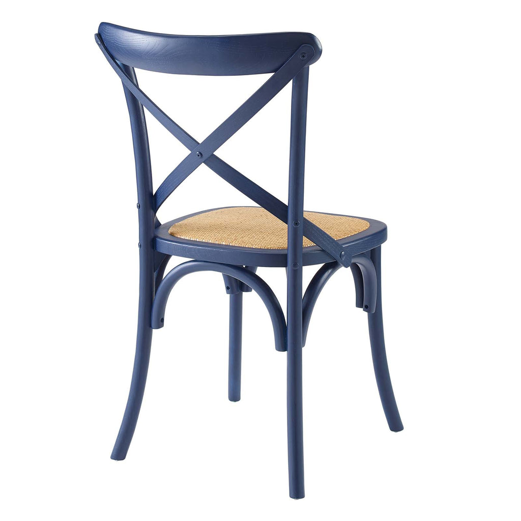 Gear Dining Side Chair Set of 2 in Midnight Blue