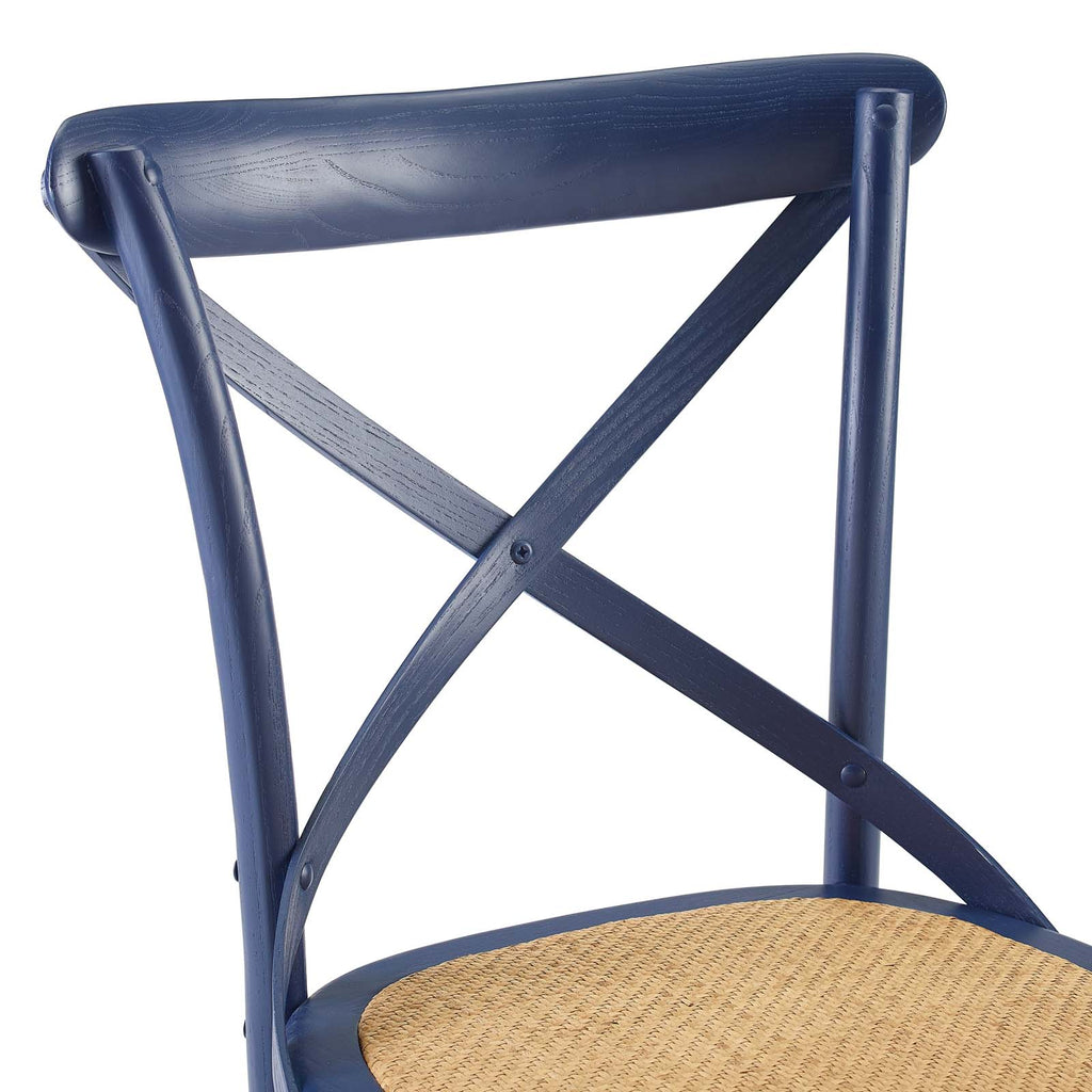 Gear Dining Side Chair Set of 2 in Midnight Blue