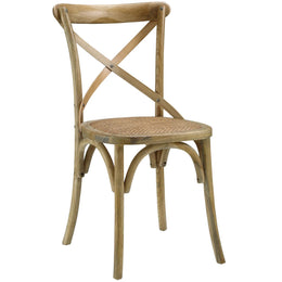 Gear Dining Side Chair Set of 2 in Natural