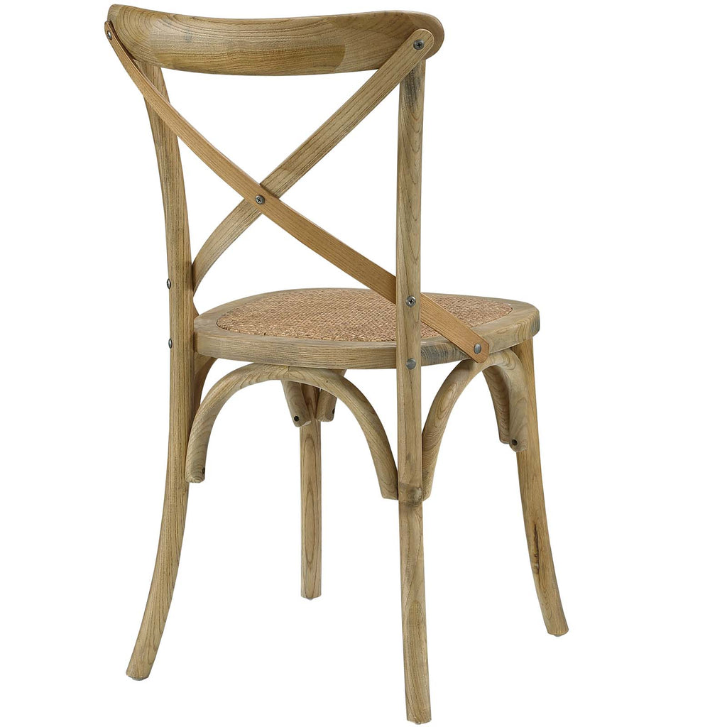 Gear Dining Side Chair Set of 2 in Natural