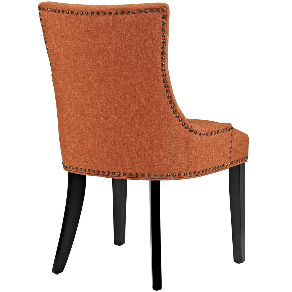 Marquis Dining Chair Fabric Set of 4 in Orange