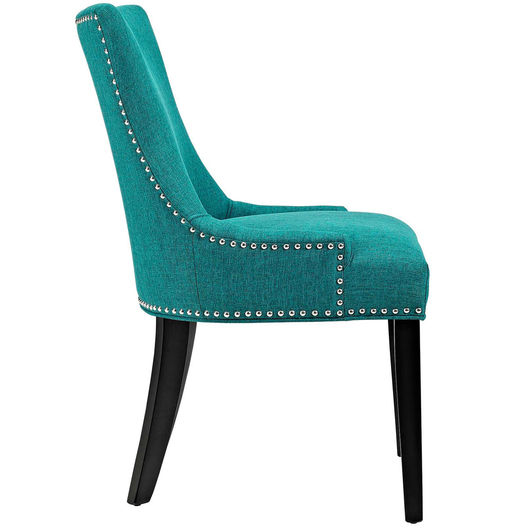 Marquis Dining Chair Fabric Set of 4 in Teal