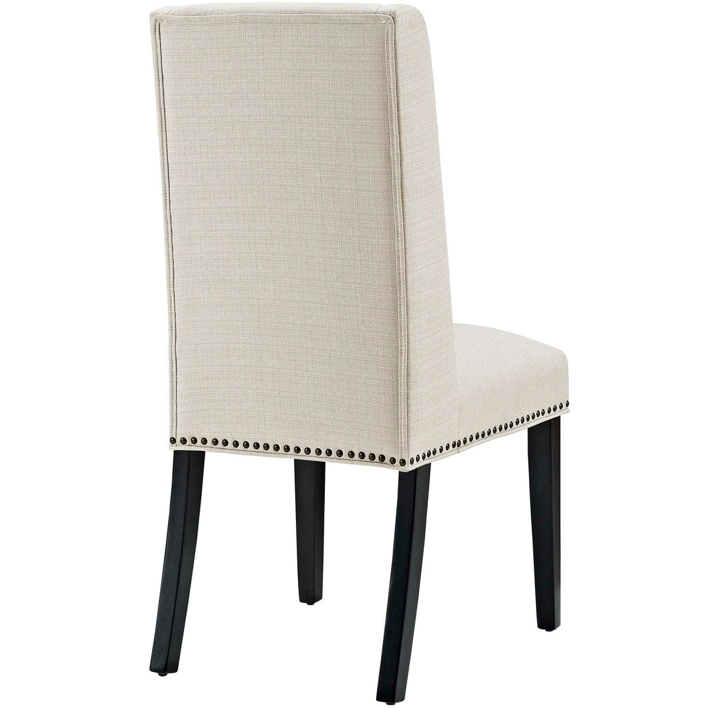 Baron Dining Chair Fabric Set of 4 in Beige