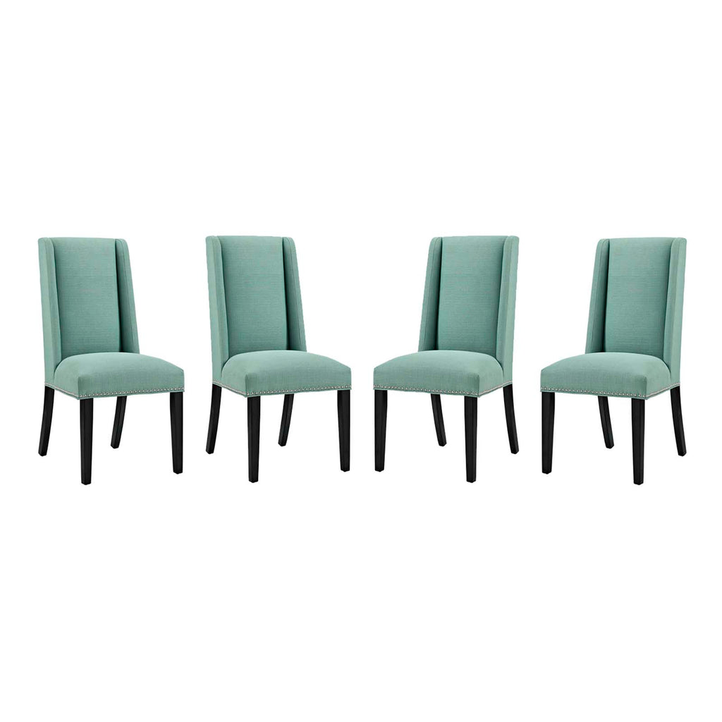 Baron Dining Chair Fabric Set of 4 in Laguna