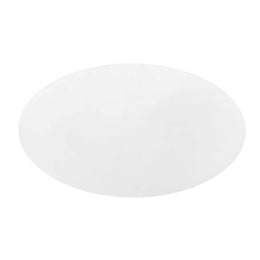 Lippa 60" Oval Wood Top Dining Table in Black White