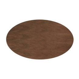 Lippa 60" Oval Walnut Dining Table in Black Walnut