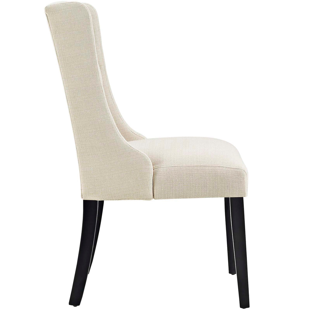 Baronet Dining Chair Fabric Set of 4 in Beige