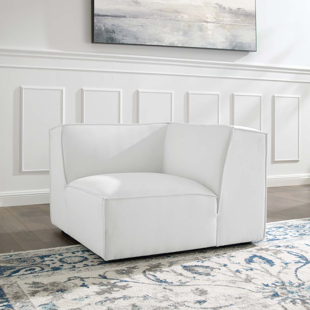 Restore Sectional Sofa Corner Chair in White