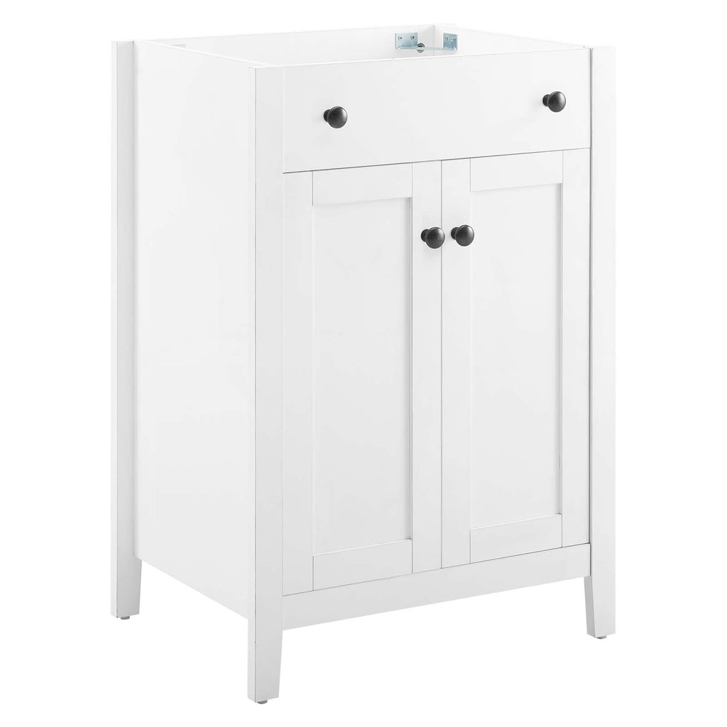 Nantucket 24" Bathroom Vanity Cabinet (Sink Basin Not Included) in White