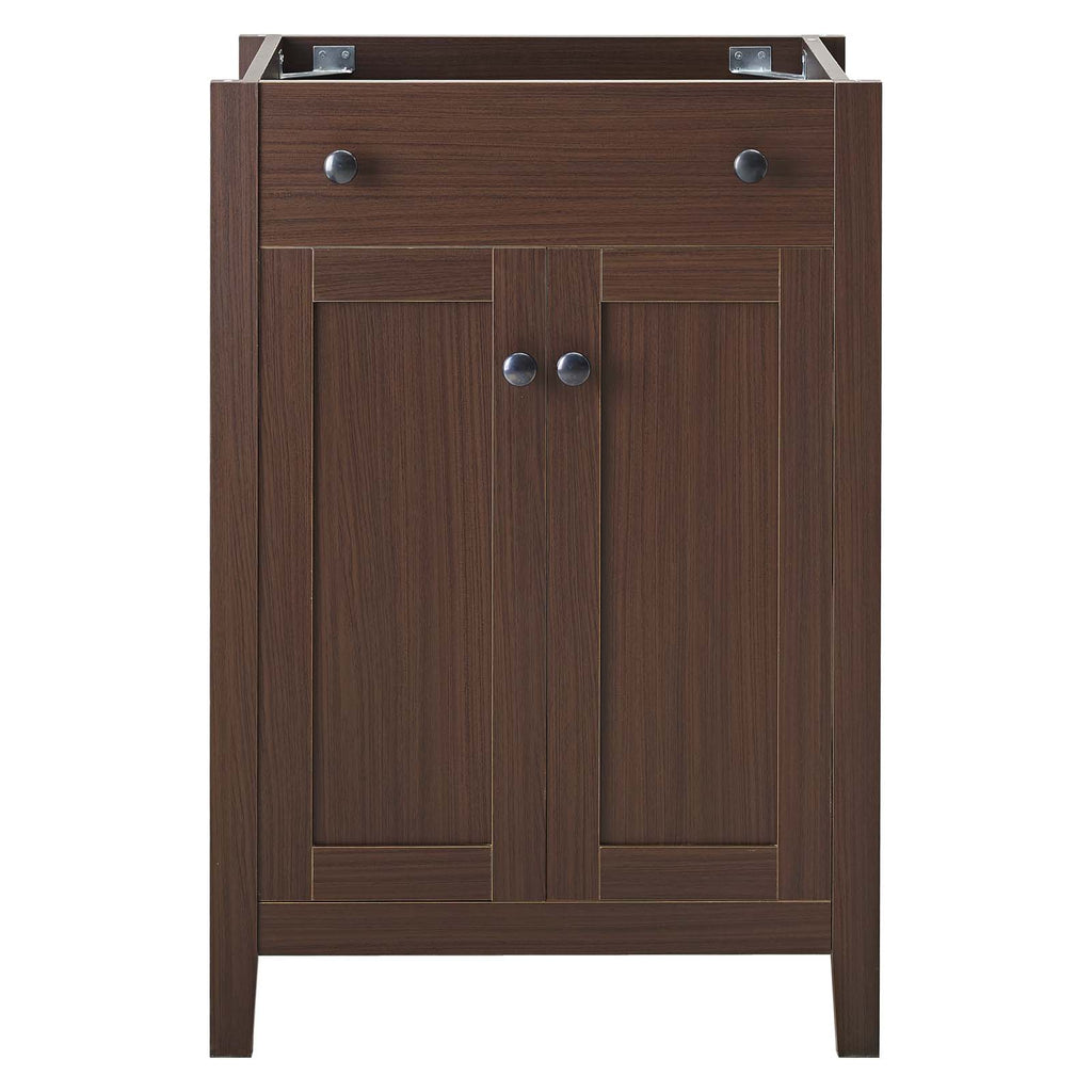 Nantucket 24" Bathroom Vanity Cabinet (Sink Basin Not Included) in Walnut