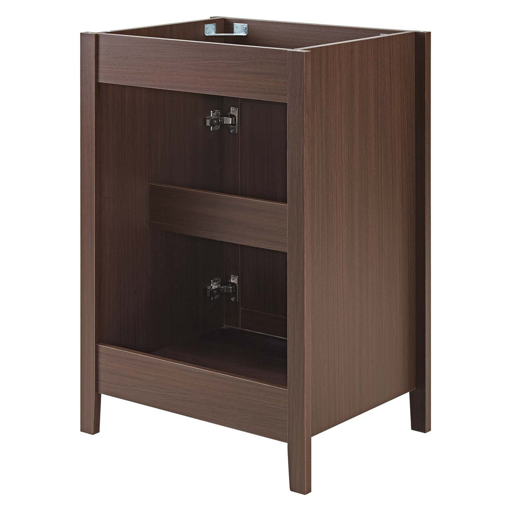 Nantucket 24" Bathroom Vanity Cabinet (Sink Basin Not Included) in Walnut