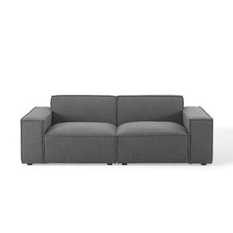 Restore 2-Piece Sectional Sofa in Charcoal