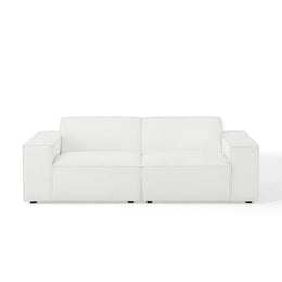 Restore 2-Piece Sectional Sofa in White