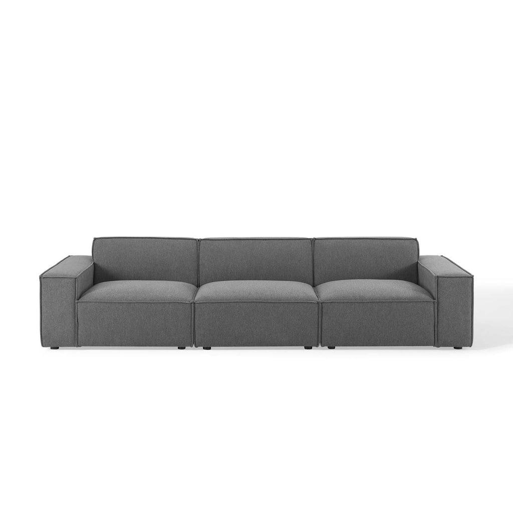 Restore 3-Piece Sectional Sofa in Charcoal
