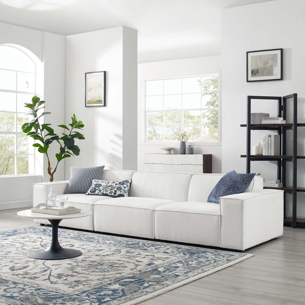 Restore 3-Piece Sectional Sofa in White