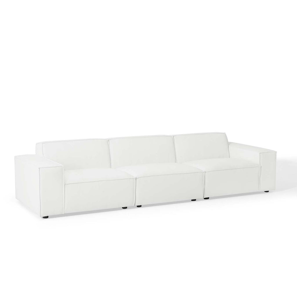 Restore 3-Piece Sectional Sofa in White