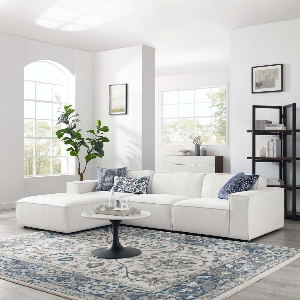Restore 4-Piece Sectional Sofa in White-2