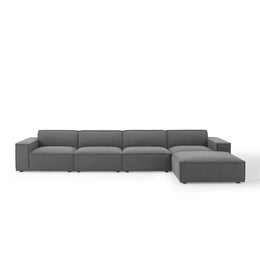 Restore 5-Piece Sectional Sofa in Charcoal-2