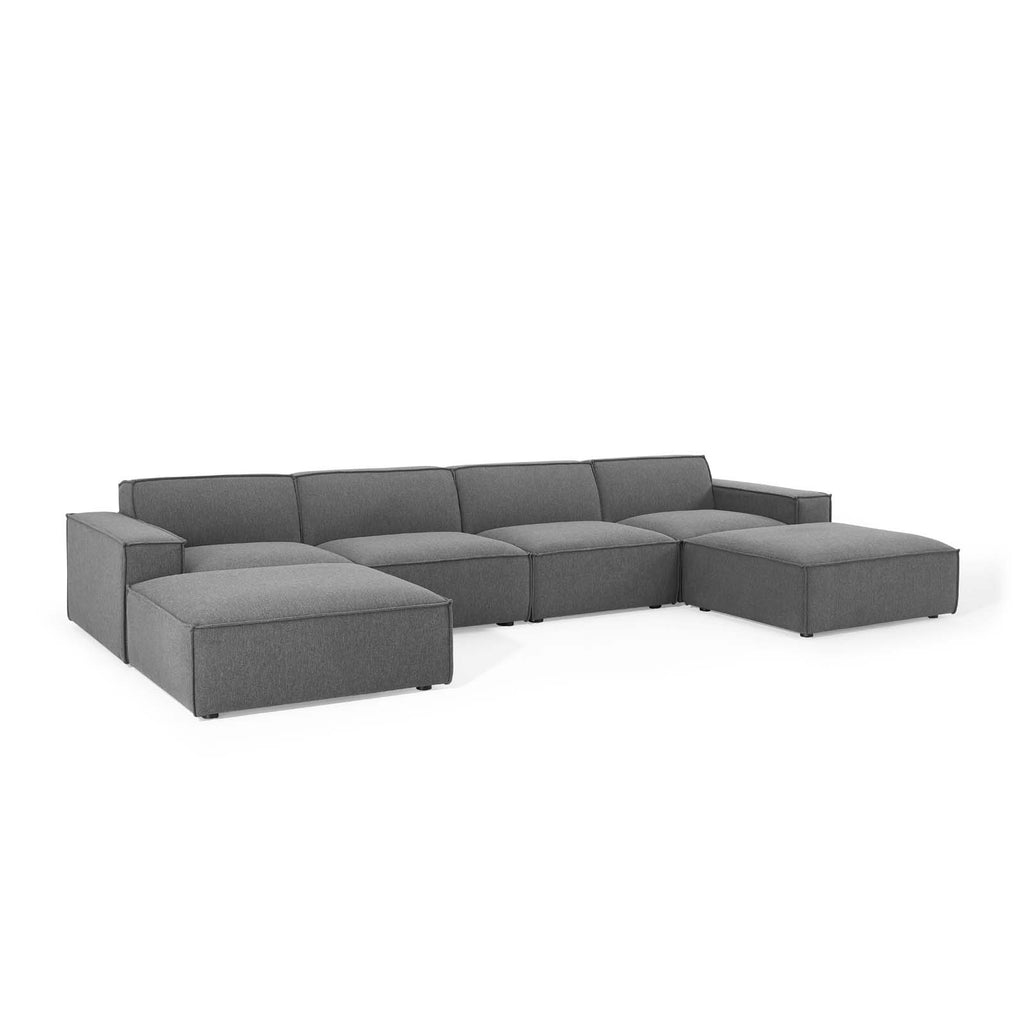 Restore 6-Piece Sectional Sofa in Charcoal-3