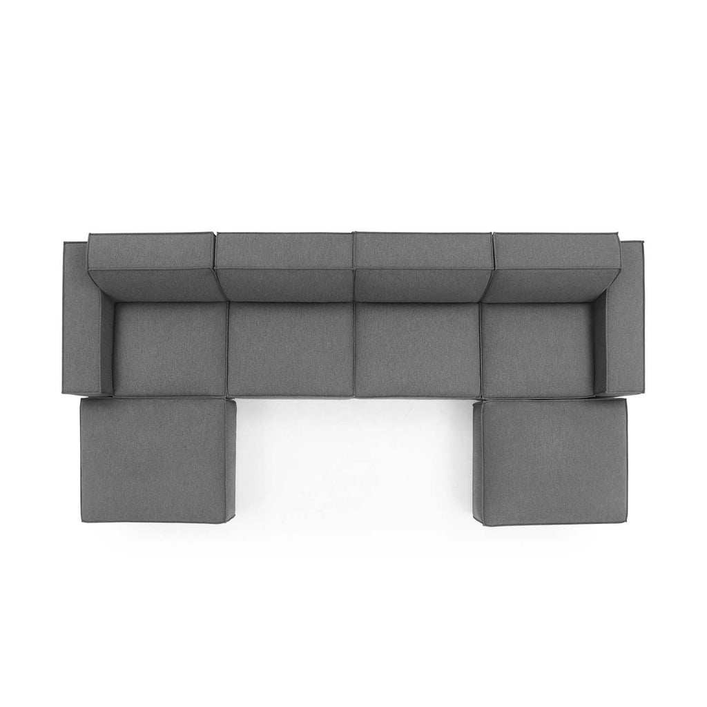 Restore 6-Piece Sectional Sofa in Charcoal-3