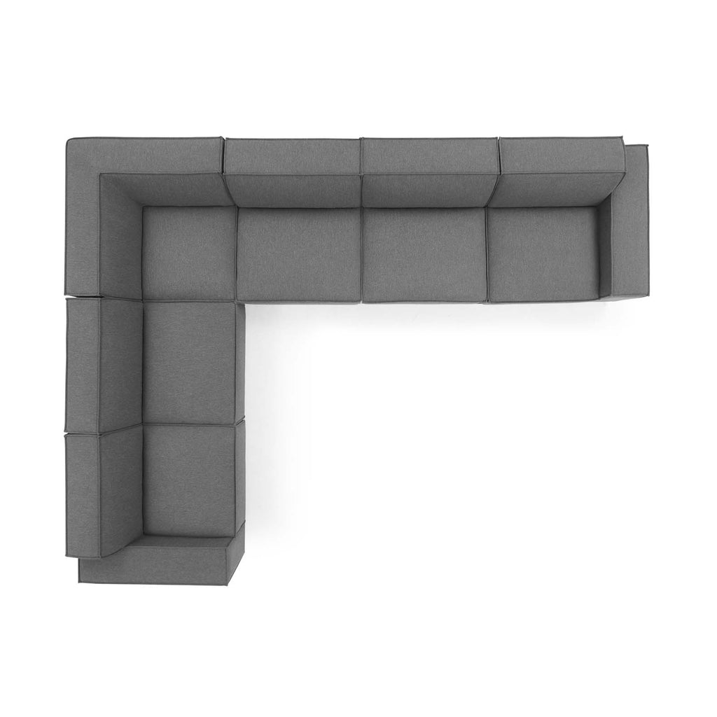 Restore 6-Piece Sectional Sofa in Charcoal-1