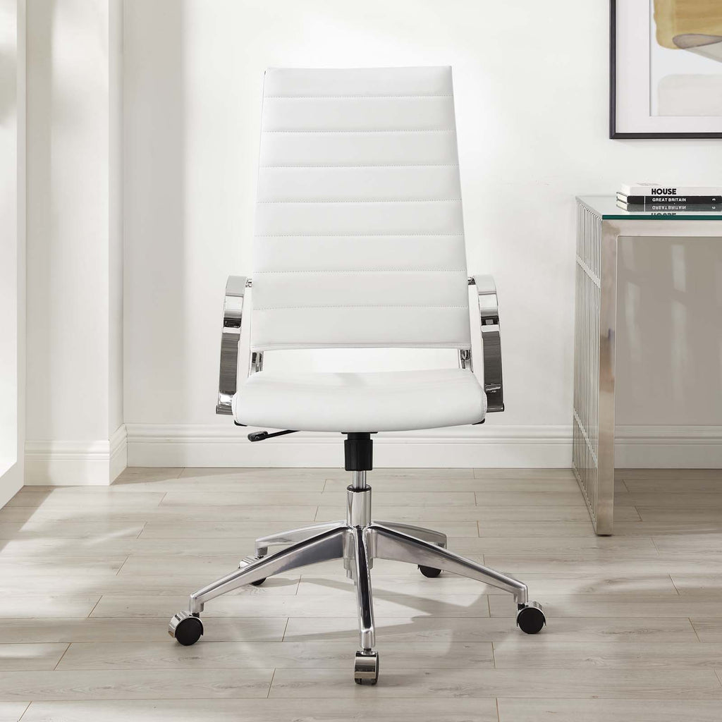 Jive Highback Office Chair in White-1