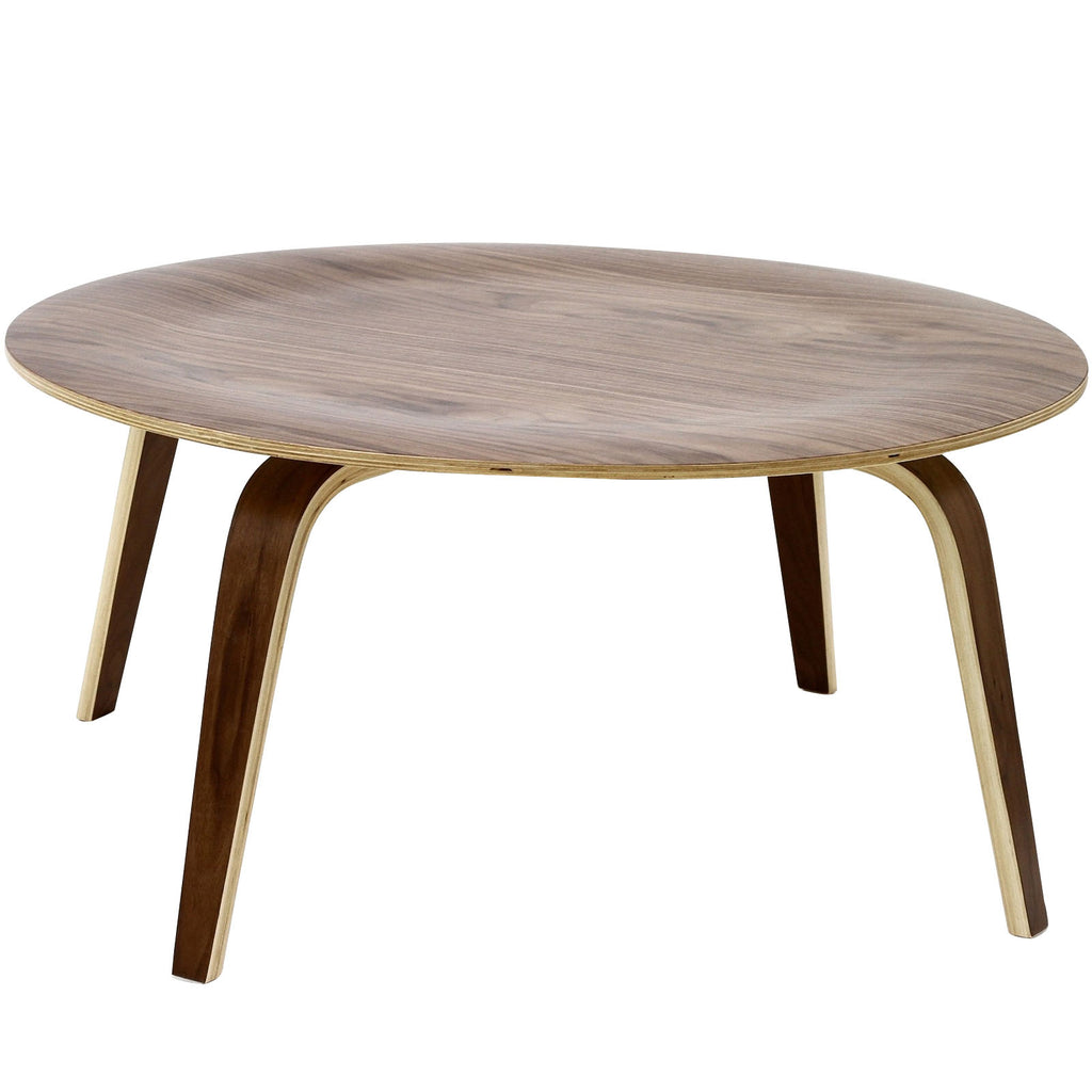 Plywood Coffee Table in Walnut