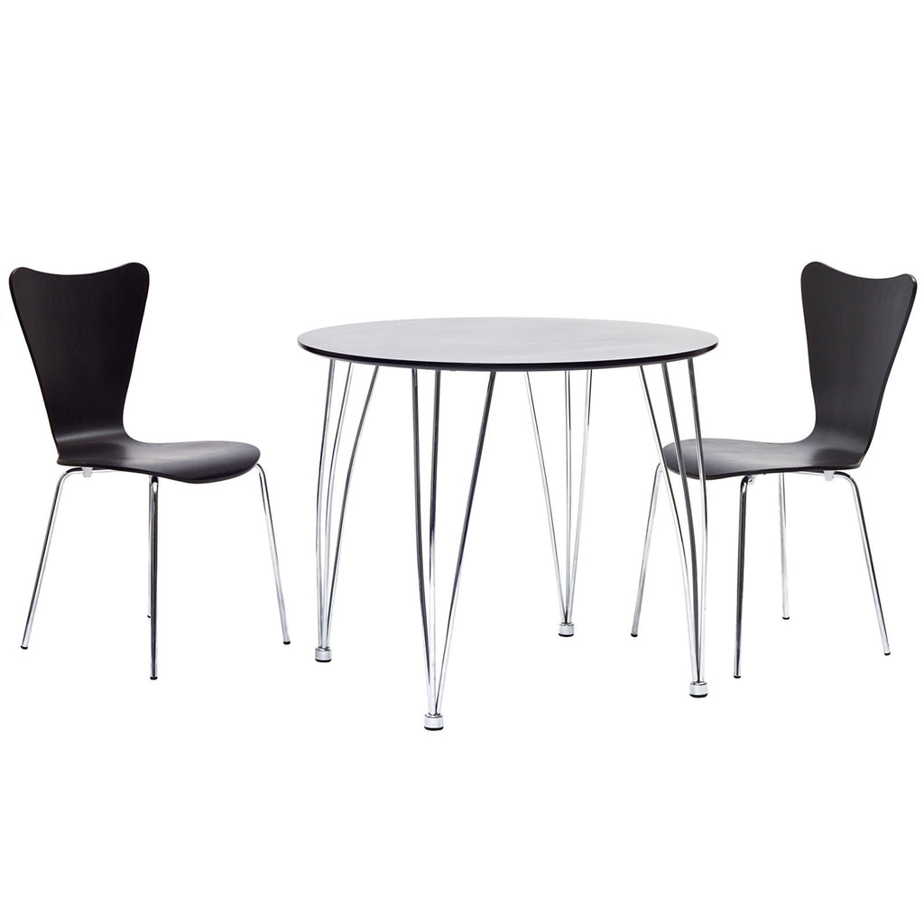 Ernie Dining Side Chair in Black