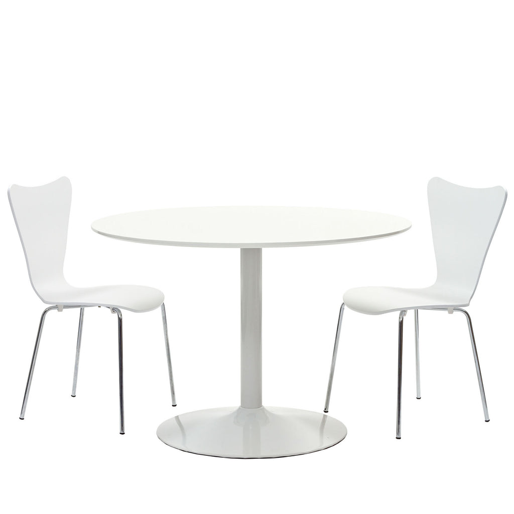 Ernie Dining Side Chair in White