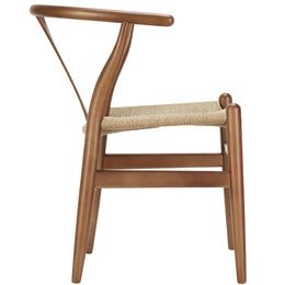 Amish Dining Wood Armchair in Walnut