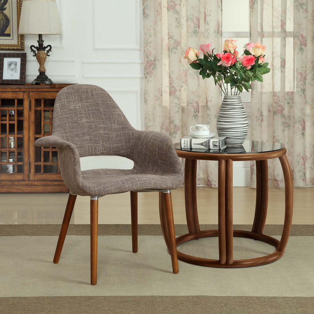 Aegis Dining Armchair in Taupe
