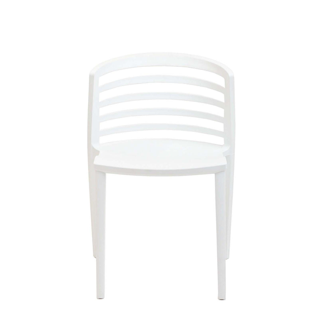 Curvy Dining Side Chair in White