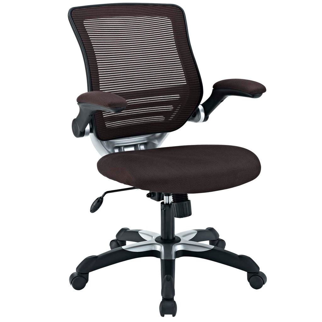 Edge Mesh Office Chair in Brown