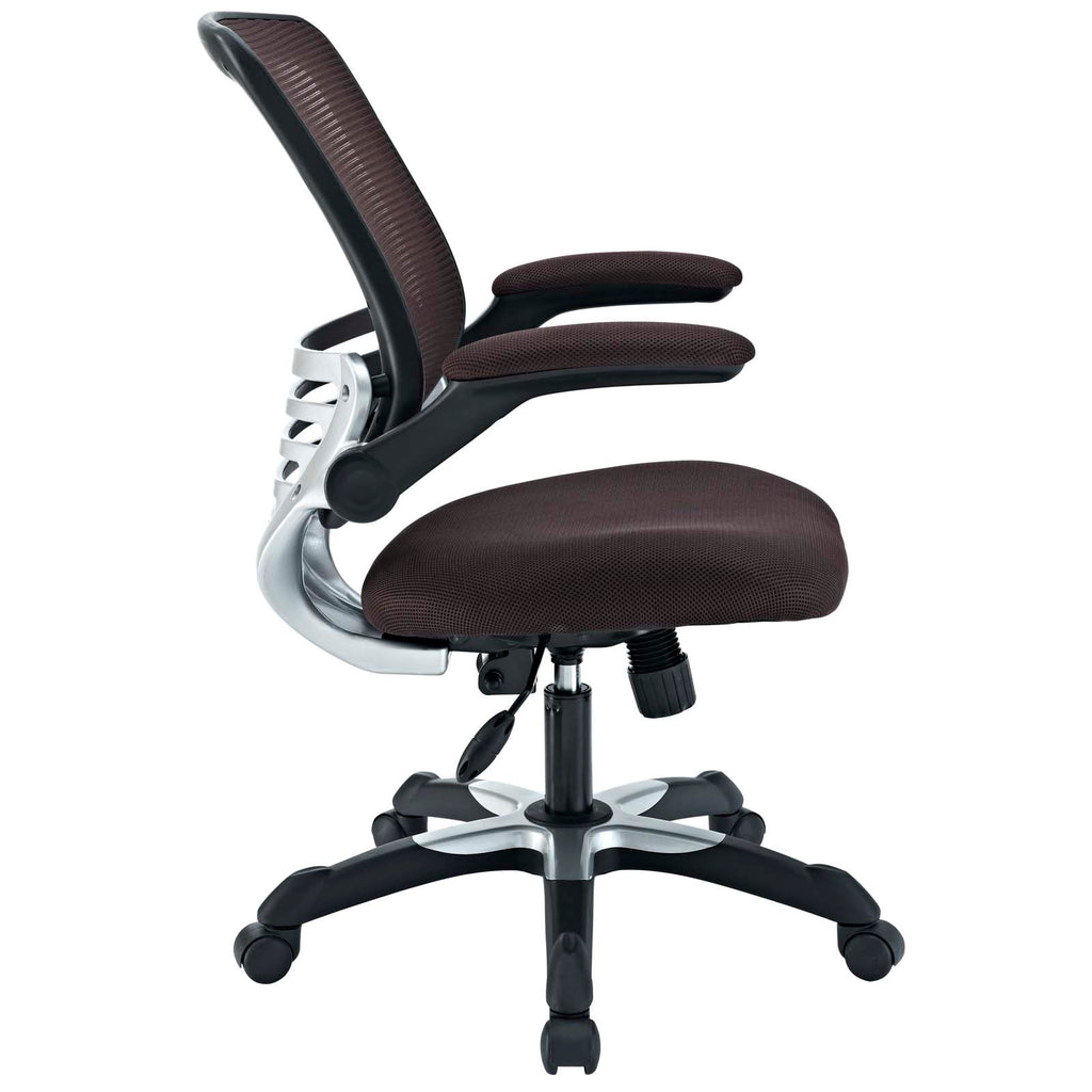 Edge Mesh Office Chair in Brown