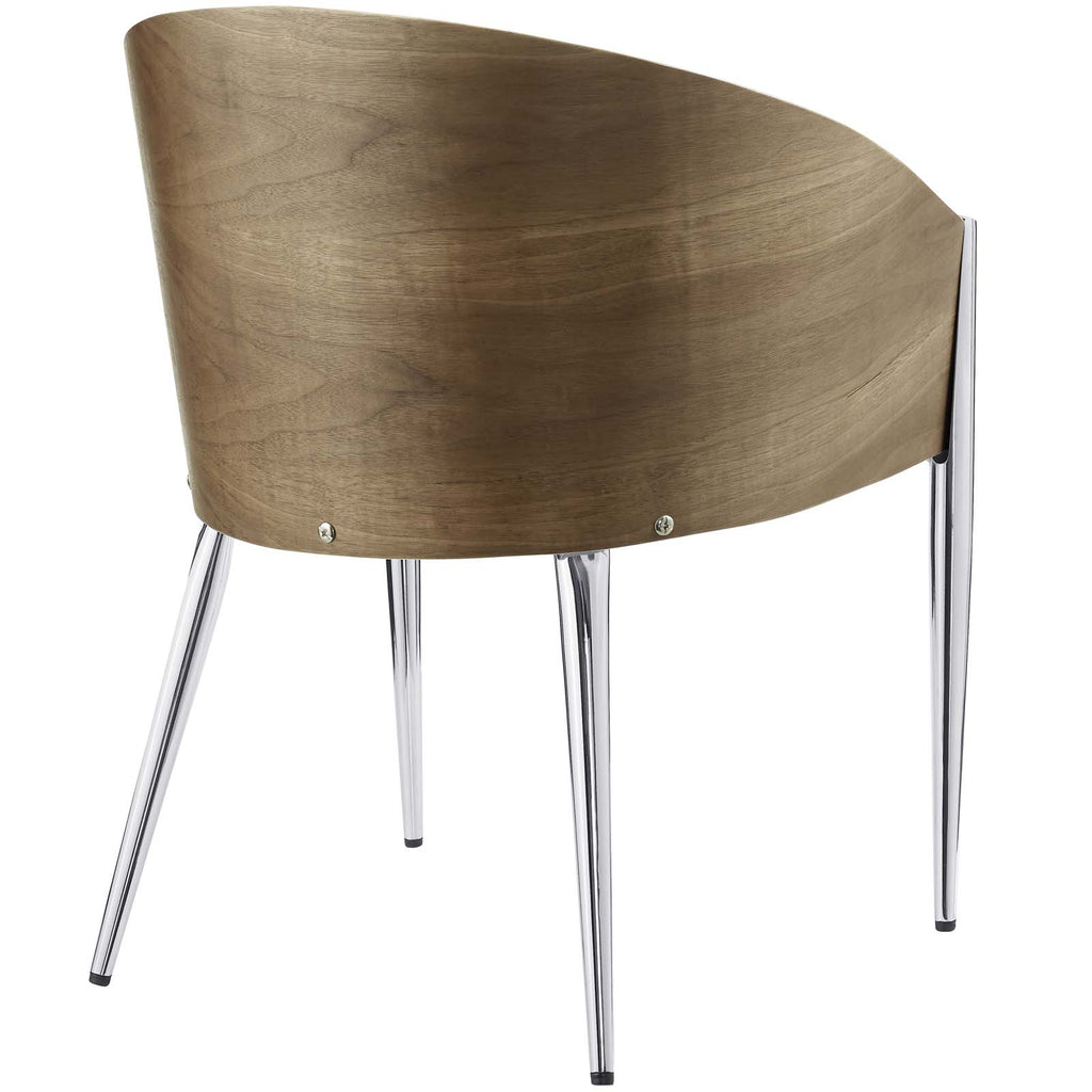 Cooper Dining Wood Armchair in Silver