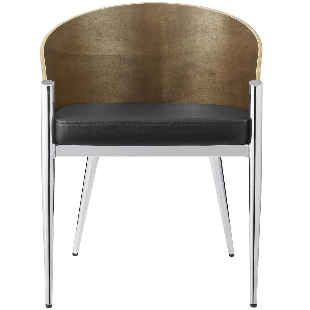 Cooper Dining Wood Armchair in Silver