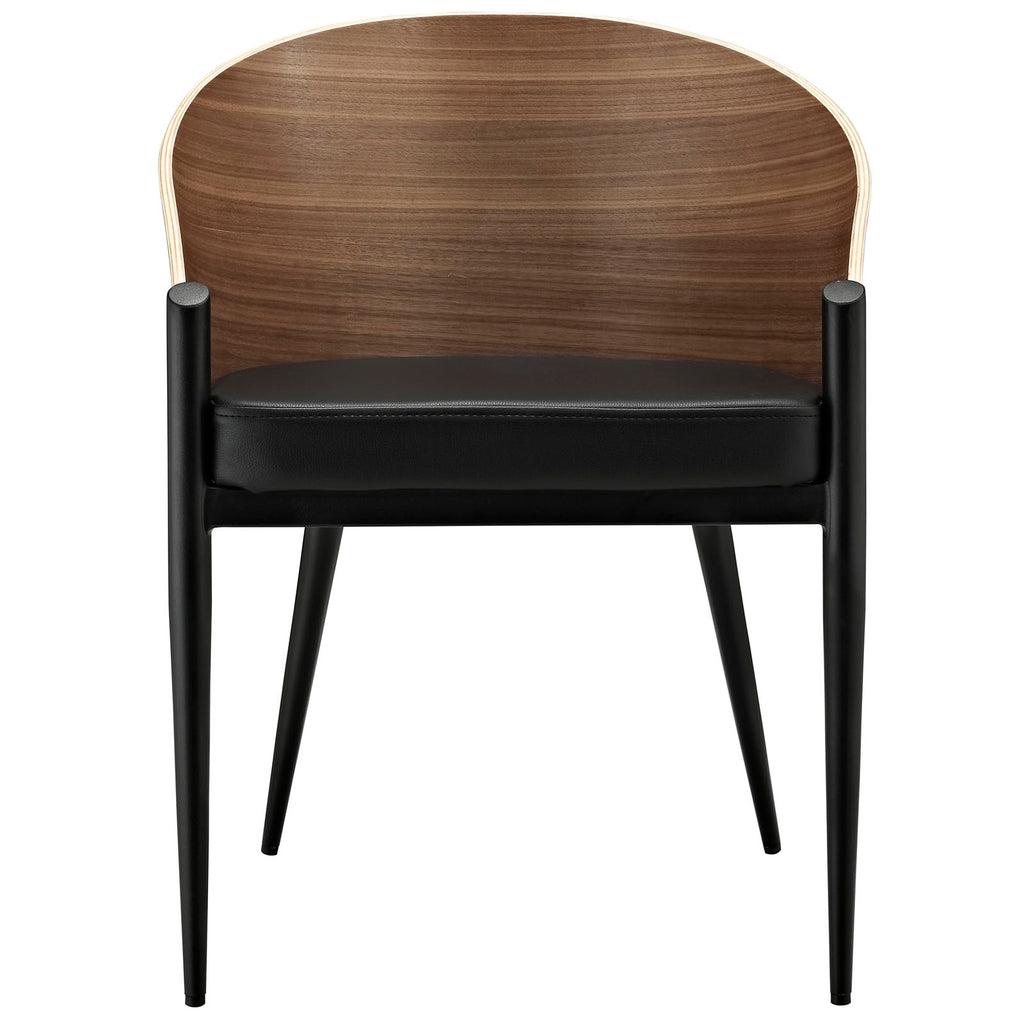 Cooper Dining Wood Armchair in Walnut