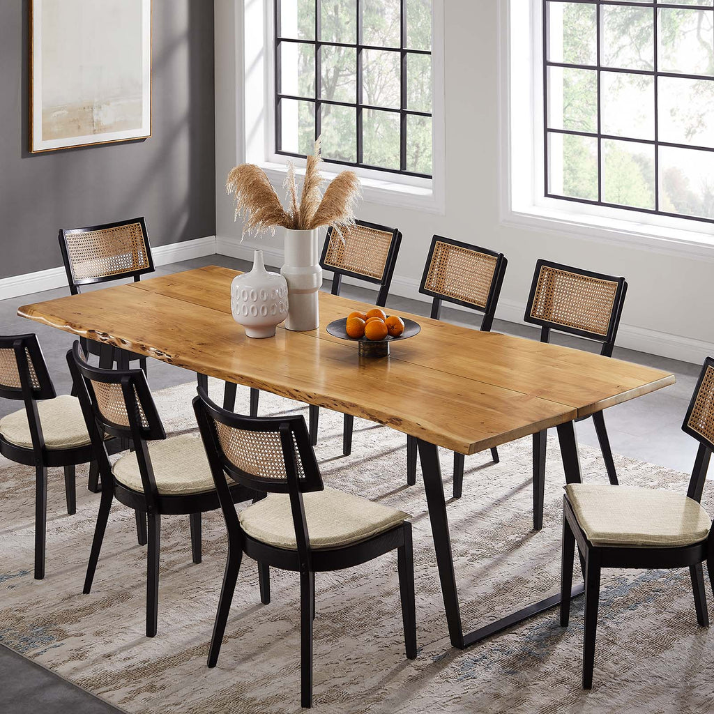 Viggo Live Edge Acacia Wood Acacia Wood Dining Table