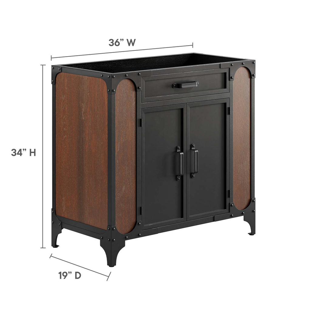 Steamforge 36" Bathroom Vanity Cabinet (Sink Basin Not Included)