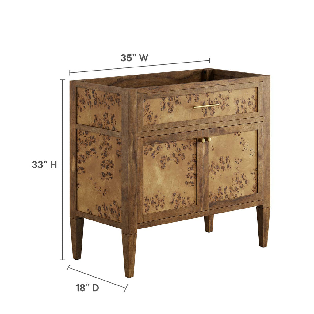 Elysian Wood Bathroom Vanity Cabinet (Sink Basin Not Included)