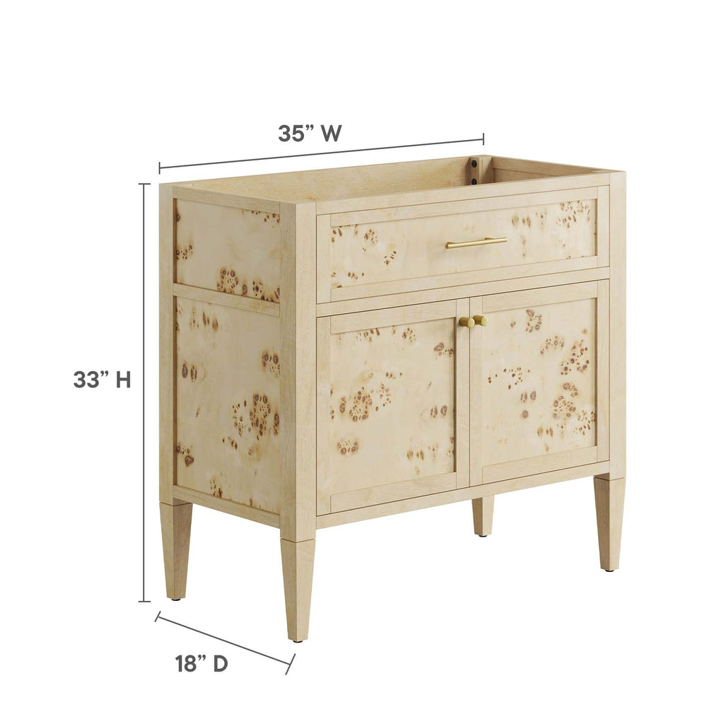 Elysian Wood Bathroom Vanity Cabinet (Sink Basin Not Included)