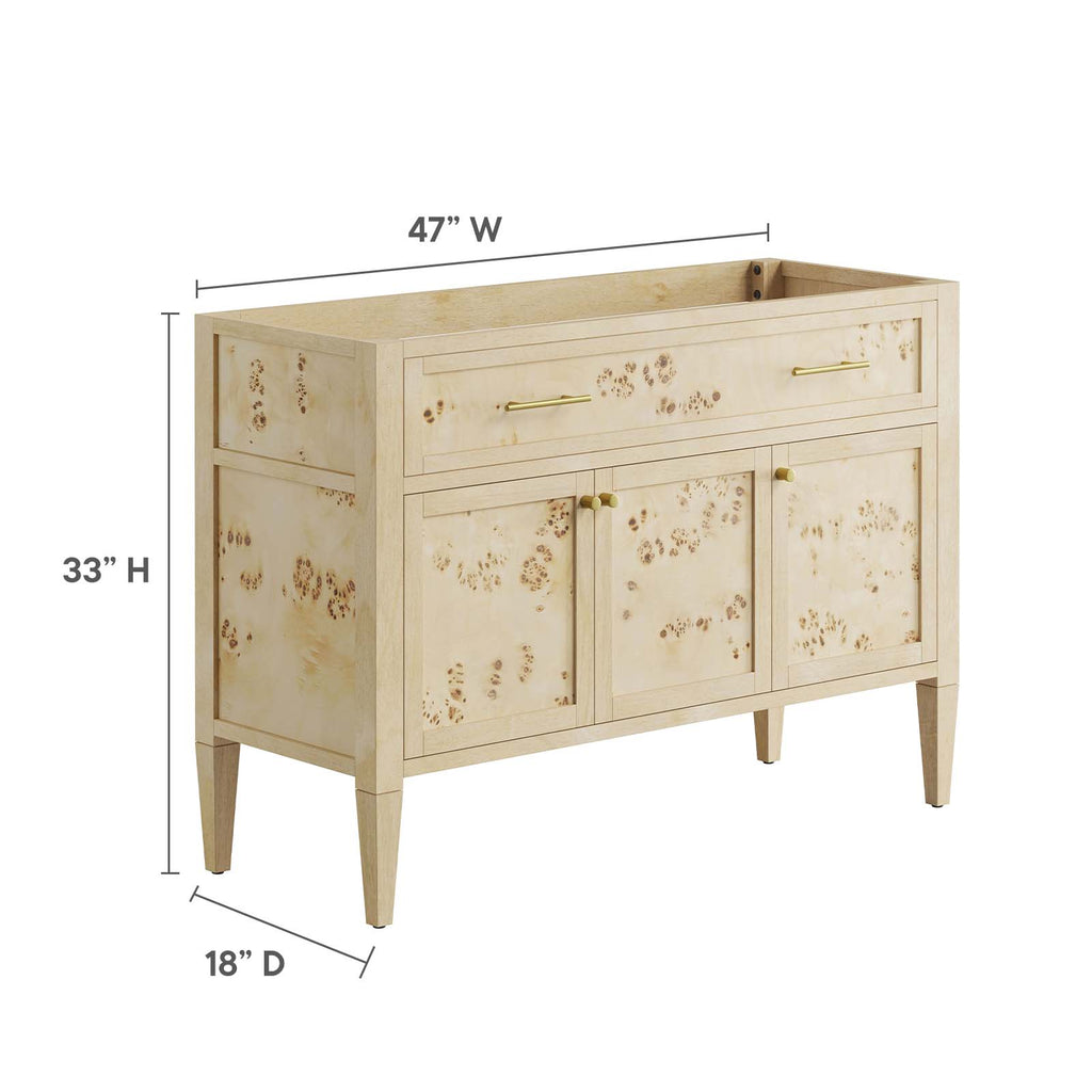 Elysian Wood Bathroom Vanity Cabinet (Sink Basin Not Included)