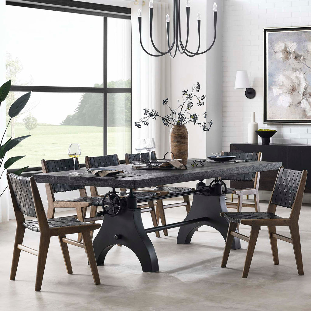 Genuine Adjustable Height Dining and Conference Table