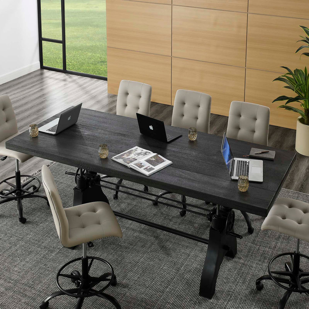 Genuine Adjustable Height Dining and Conference Table