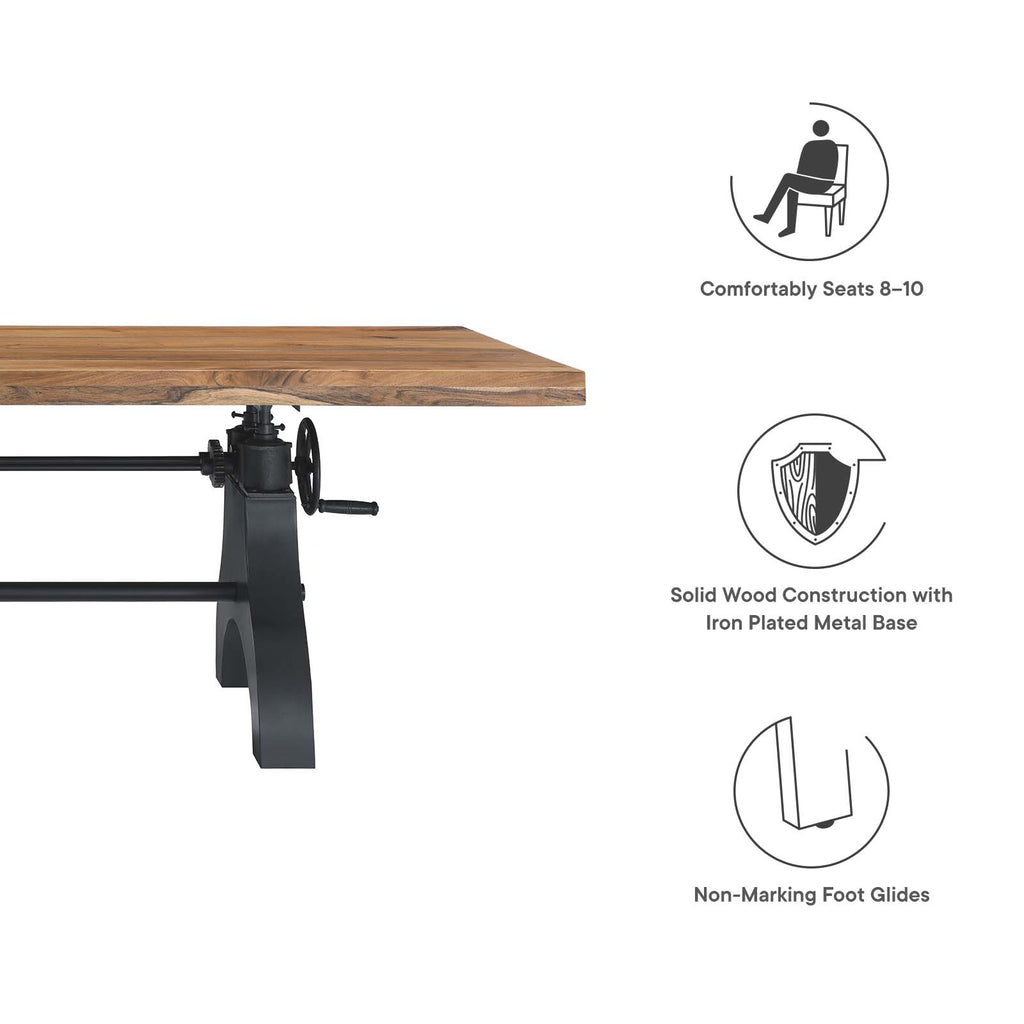 Genuine Adjustable Height Dining and Conference Table