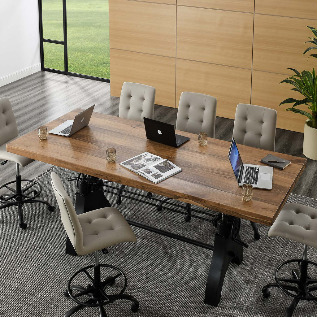 Genuine Adjustable Height Dining and Conference Table