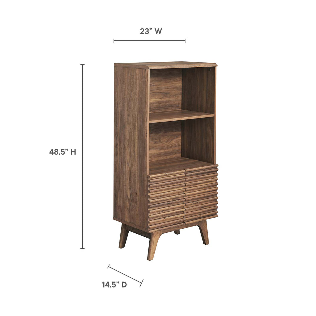 Render Display Cabinet Bookshelf